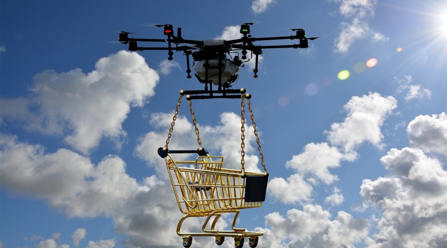 Futur de la livraison : drones et robots