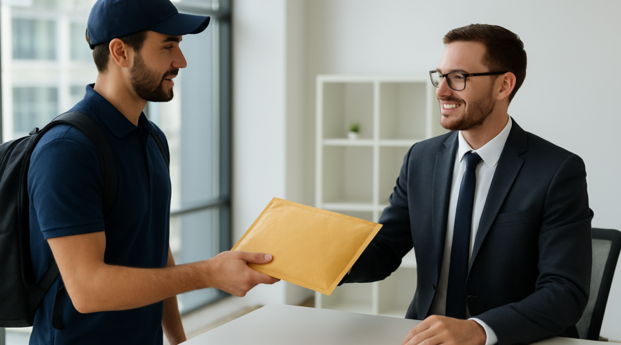 Livraison de documents pour entreprises